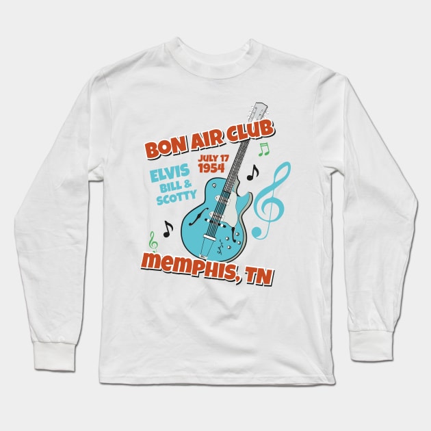 Rockabilly Long Sleeve T-Shirt by PopGraphics